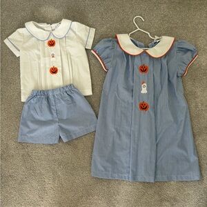 Kids Halloween Costume Set - Blue and White